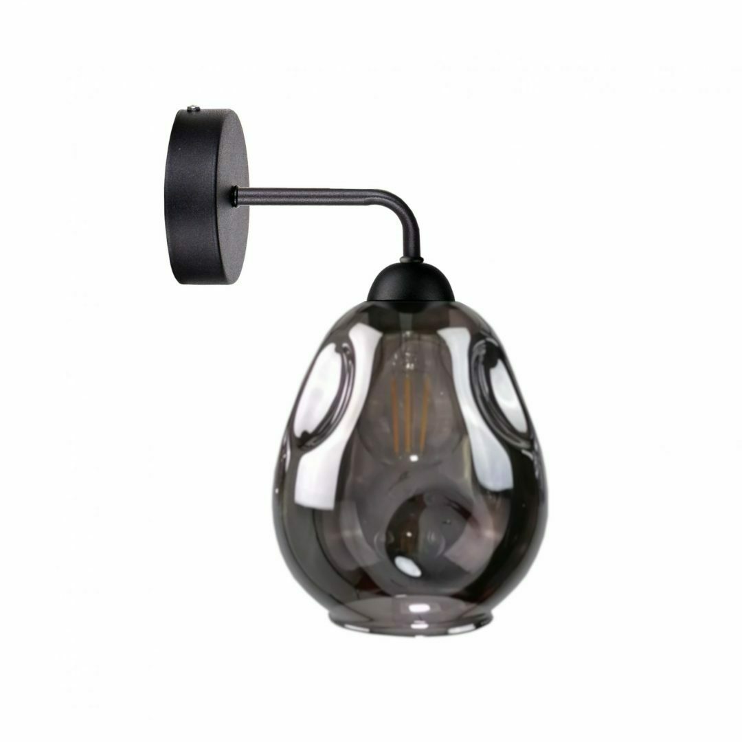 Wall lamp 1xE27 LOKI BLACK