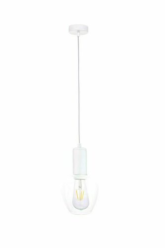 Check Hanging lamp 1xE27 VERRE WHITE