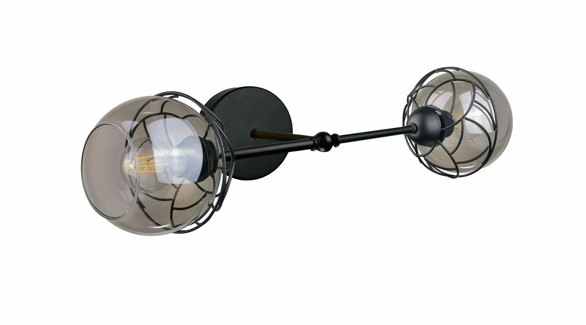 Wall lamp 2xE27 MERA BLACK