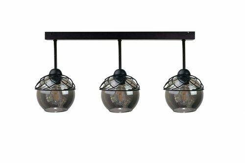 Check Ceiling lamp 3xE27 MERA BLACK