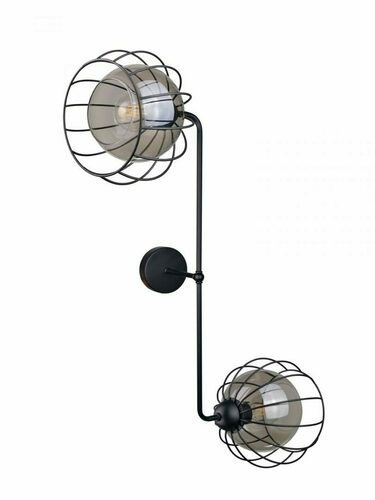 Check Wall lamp 2xE27 SOLO BLACK