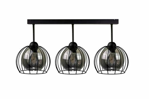 Check Ceiling lamp 3xE27 SOLO BLACK