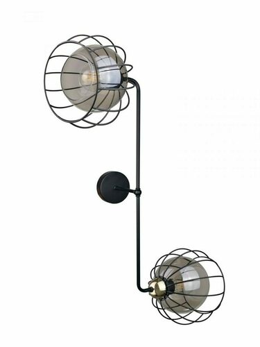 Check Wall lamp 2xE27 SOLO BLACK / GOLD