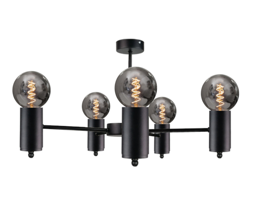Check Ceiling lamp 5xE27 ARDE BLACK