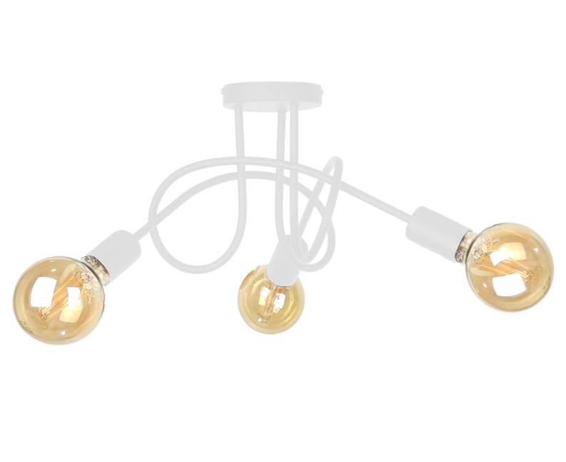 Ceiling lamp 3xE27 RUMBA WHITE
