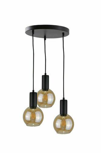 Check Hanging lamp 3xE27 JANTAR BLACK
