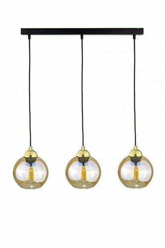 Check Hanging lamp 3xE27 AMBRE GOLD