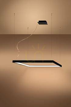Display Chandelier NELYA M black 3000K Thoro Chandelier NELYA M black 3000K Thoro