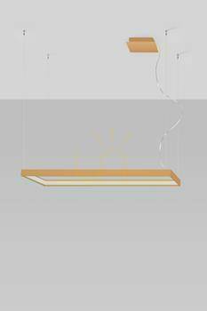 View Chandelier TUULA M golden 3000K Thoro Chandelier TUULA M golden 3000K Thoro