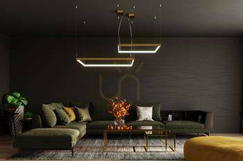 Preview Chandelier TUULA M golden 3000K Thoro Chandelier TUULA M golden 3000K Thoro