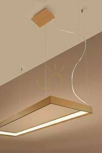 Chandelier TUULA L golden 3000K Thoro small 3