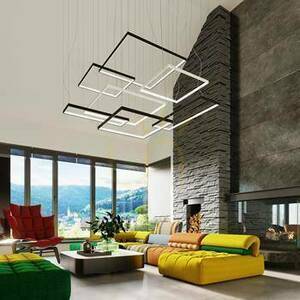Chandelier TUULA L black 4000K Thoro 10 Chandelier TUULA L black 4000K Thoro small 10
