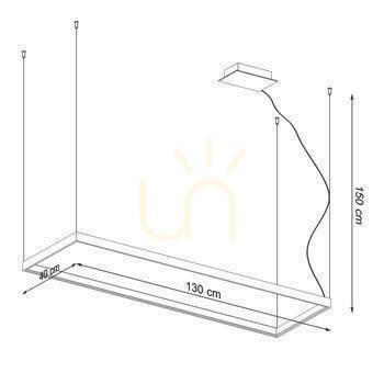 View Chandelier TUULA L white 3000K Thoro Chandelier TUULA L white 3000K Thoro