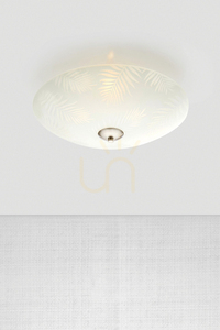 Plafond Markslojd BLAD 35 cm white steel glass 2-light 107754 small 1