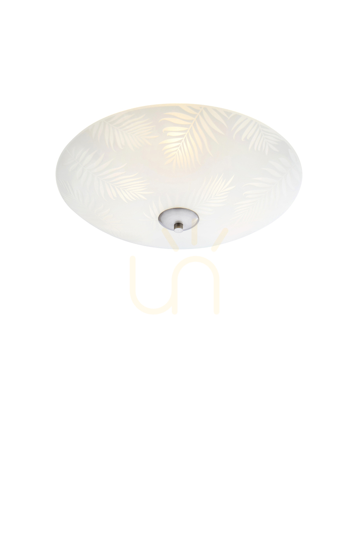 Plafond Markslojd BLAD 35 cm white steel glass 2-light 107754
