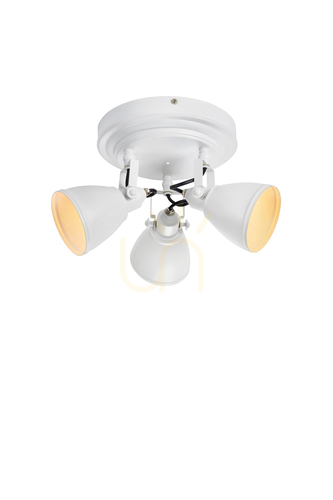 Check Ceiling Lamp Markslojd FJALLBACKA 3-Light White IP44 108083