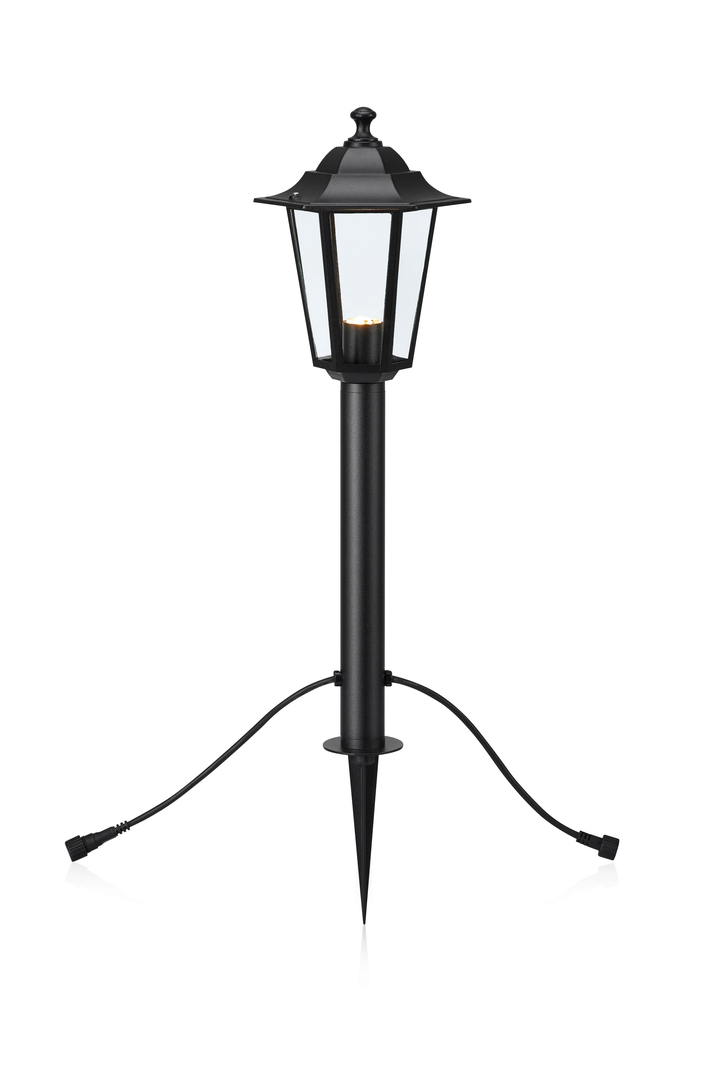 Außenleuchte Laterne Markslojd Garden 24 3W Schwarz 56 cm 107991