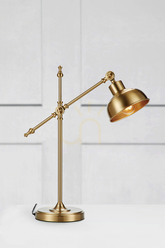Check Table Lamp Markslojd Grimstad Brass Metal 108116