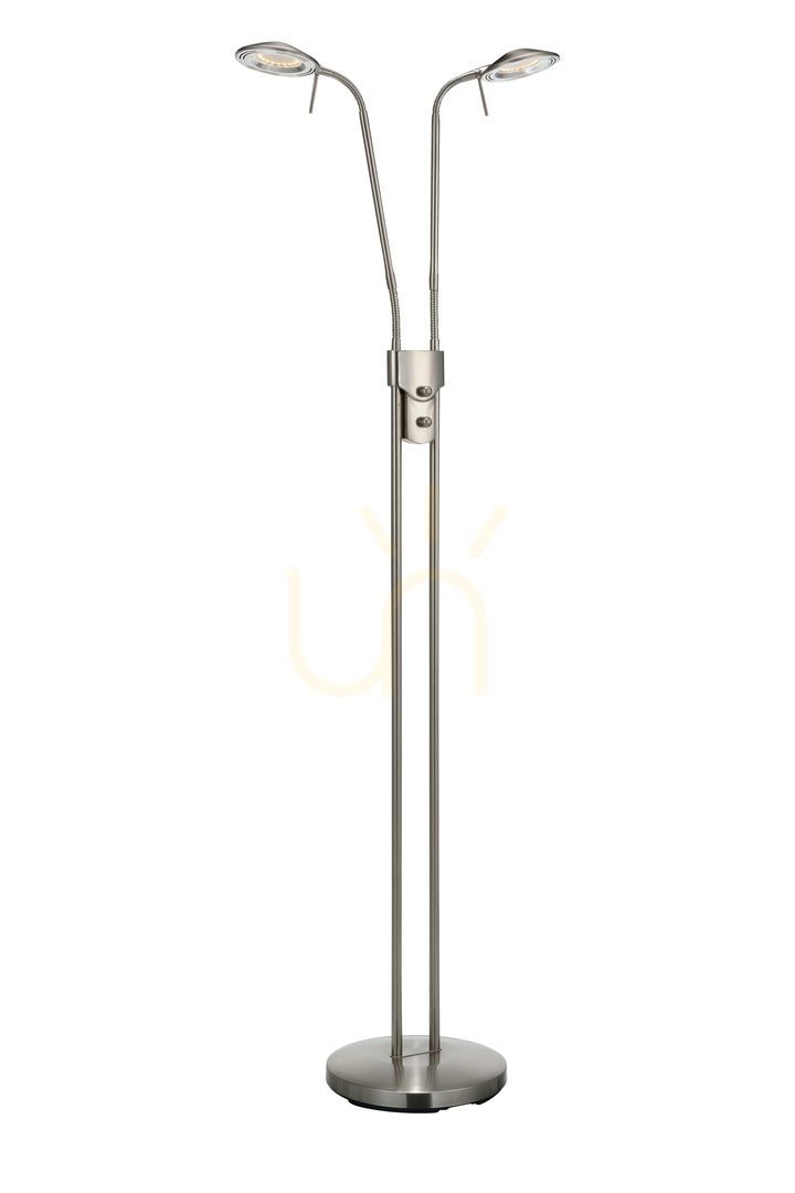 Floor Lamp Markslojd Hudson 2-Light Steel Dimmable 135 cm 105583