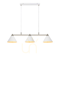 Pendant Light Markslojd Klint 3-Light White Steel 108075 0 Pendant Light Markslojd Klint 3-Light White Steel 108075 small 0