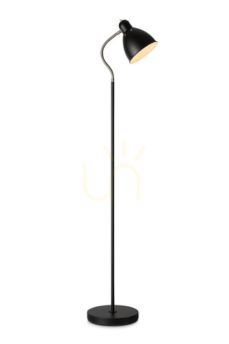 Check Floor Lamp Markslojd NITTA 108016 Black Metal Adjustable