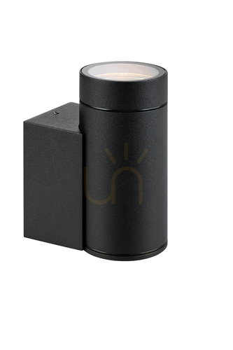 Check Wall Light Markslojd PIPE Black Glass IP44 1-Light 107914