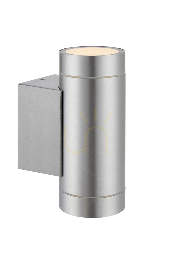 Wall Light Markslojd PIPE 2-Light Aluminum Glass IP44 107917
