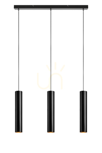 Pendant Light Markslojd Ruben 3-Light Black Metal 82 cm 107882 small 0