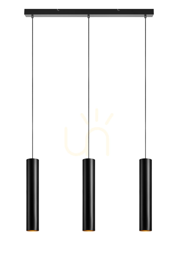 Pendelleuchte Markslojd Ruben 3-flammig schwarz Metall 82 cm 107882