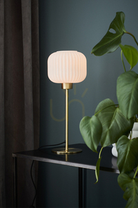 Table Lamp Markslojd SOBER Small Brass White Glass 108120 small 1