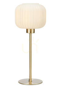 Table Lamp Markslojd SOBER Small Brass White Glass 108120 small 0