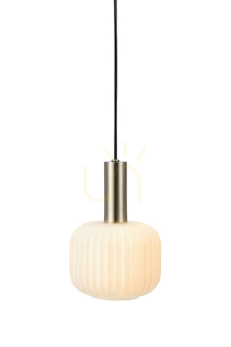 Check Pendant Light Markslojd Sober 108122 White Glass Steel 15 cm
