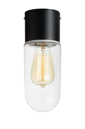 Check Ceiling Lamp Markslojd ZEN 107796 Black Clear Glass IP44