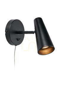 Wall Light Markslojd Crest Black Metal 1-Light 108200 small 0