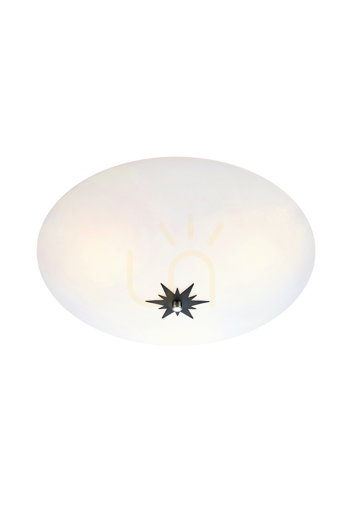 Plafond Markslojd Rose 43 cm white black metal glass 3-light 108208