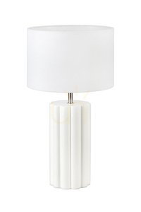 Table Lamp Markslojd Column White Ceramic Textile 44 cm 108220 small 0