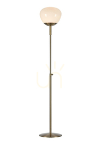 Floor Lamp Markslojd Rise 108277 Antique Metal White Glass 150 cm small 0