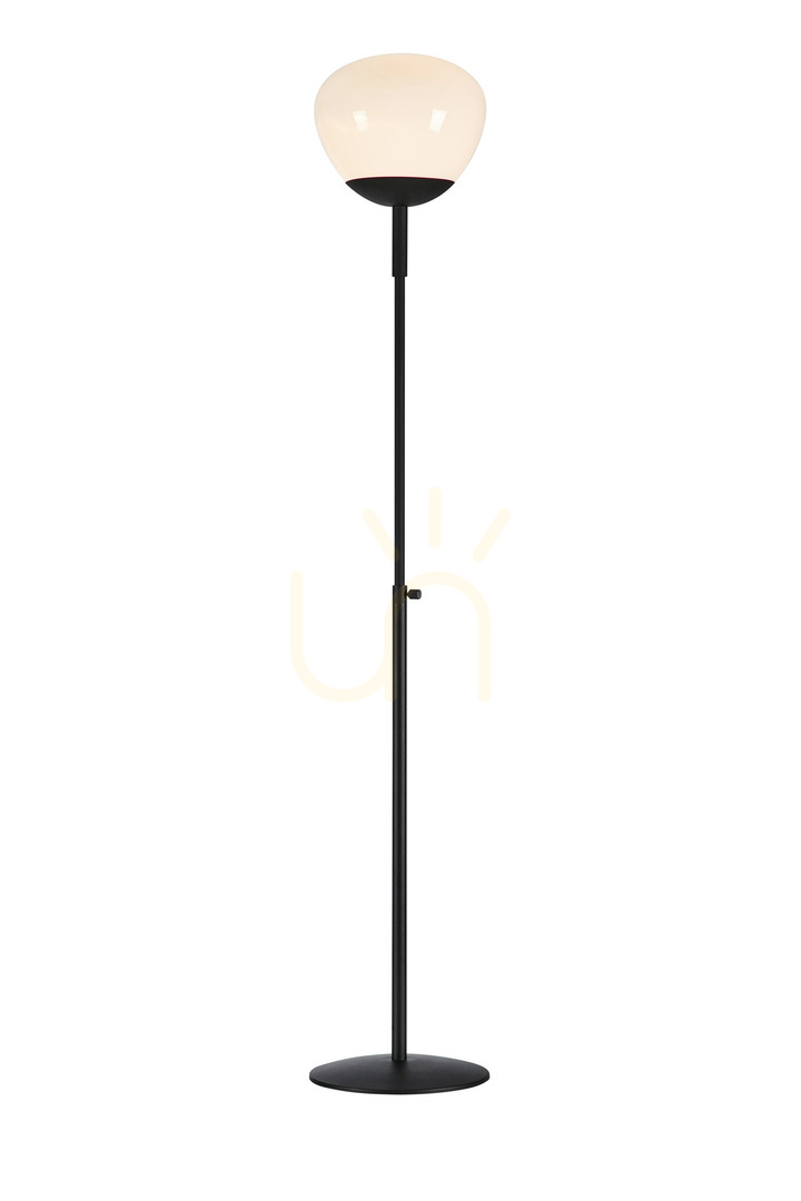 Floor Lamp Markslojd RISE 108278 Black Metal Smoke Glass 150 cm