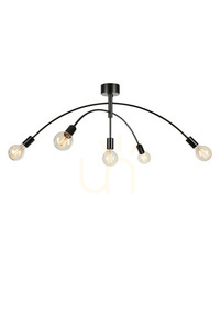 Ceiling Lamp Markslojd CRUX 5-Light Black Metal 108280 small 0