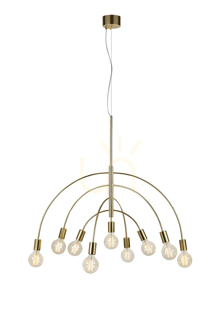 Pendelleuchte Markslojd Lavello 9-flammig Messing 108289