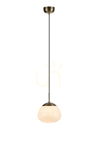 Pendant Light Markslojd RISE 108296 White Glass Metal 25 cm small 0