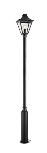 Check Outdoor Post Lamp Markslojd Garden 24 Black 225 cm LED 108171