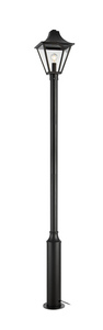 Outdoor Post Lamp Markslojd Garden 24 Black 225 cm LED 108171 small 0