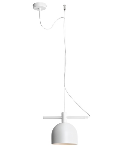 Check Aldex Beryl White Metal Pendant Light E27 15 cm 976G