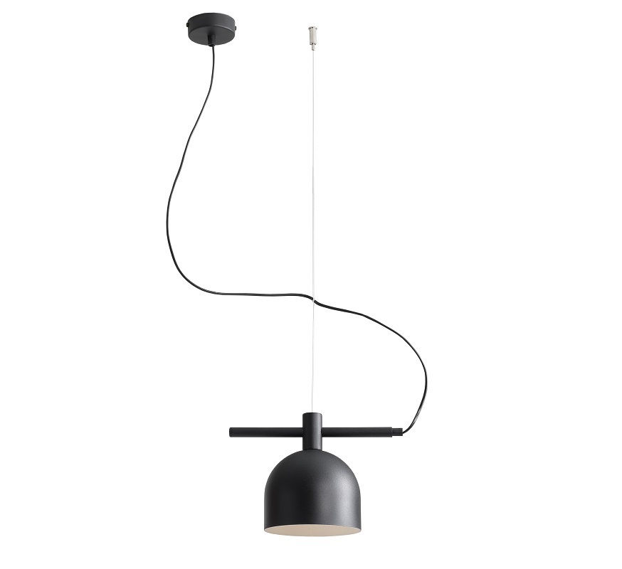 Pendelleuchte Aldex Beryl Schwarz Metall E27 976G1