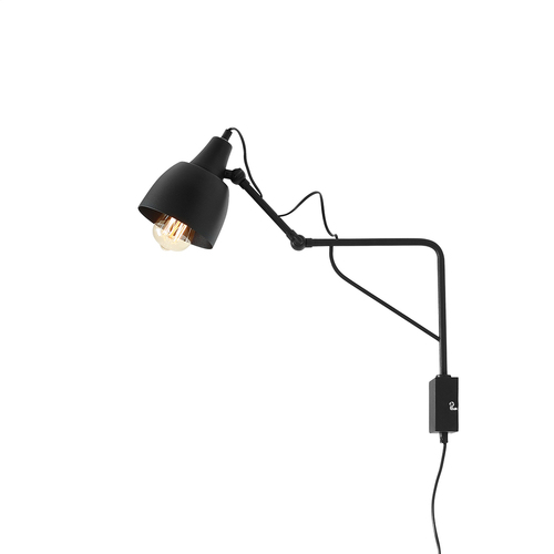Check Aldex Soho Small Black Wall Lamp E27 Metal 1002C1_M