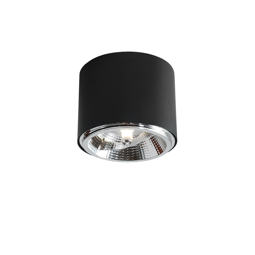 Plafond Aldex Bot Black metal GU10 1x35W 11.5 cm 1047PL_G