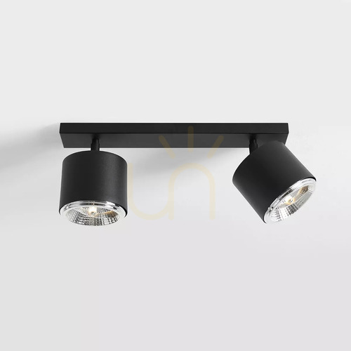Check Ceiling lamp Aldex Bot 2 Black 2xGU10-AR111 metal 40 cm 1047PL_H