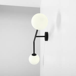 Aldex Wall Lamp Pure Black Horizontal 2xE14 LED 97cm 1064D1 1 Aldex Wall Lamp Pure Black Horizontal 2xE14 LED 97cm 1064D1 small 1