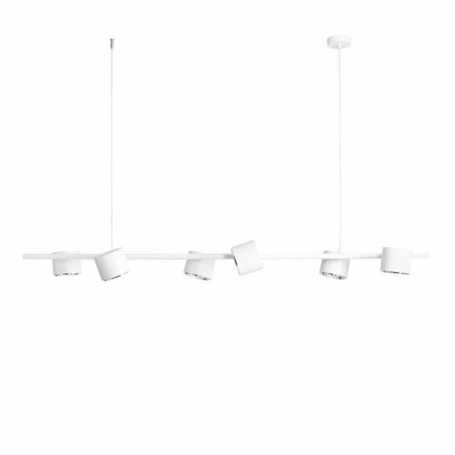 Check Aldex Bot 6 White Metal Pendant Light 1046K